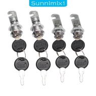 [Sunnimix1] Cabinet cam Lock Set Cylinder Cabinet Lock for Dresser Storage Door Cupboard