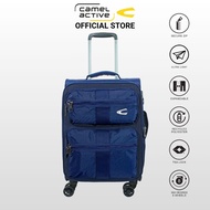 CAMEL ACTIVE 20 INCH RPET SOFTCASE LUGGAGE TSA LOCK EXPANDABLE 8 WHEEL SECURE ZIP - 51750020