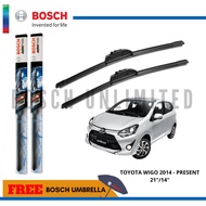 Bosch AEROTWIN Wiper Blade Set for Toyota WIGO 2014 - PRESENT (21 /14 )