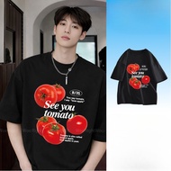 COD (Delivery in 24 hours)MIEMIE.Larger style, , loose short-sleeved t-shirt for doublebag, suitable