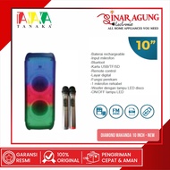 TANAKA DIAMOND WAKANDA 10 INCH NEW SPEAKER AKTIF PORTABLE - 100% ORI