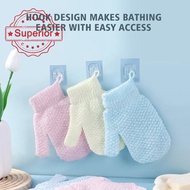 Shower Gloves Exfoliating Wash Bath Gloves Gently Exfoliate Gloves Mud Thicken Skin Rub The I0m4