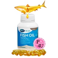 Mega We Care Fish Oil 1000 mg (30'S/100'S/200'S)  เมก้า วีแคร์ ฟิช ออยล์ (ผลิตภัณฑ์เสริมอาหาร) น้ำมันปลาโอเมก้า-3