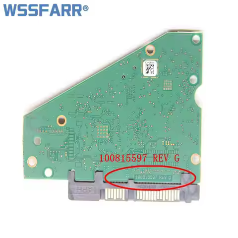 Hard drive parts PCB board 100815597 REV D F for Seagate 3.5 SATA hdd data recovery