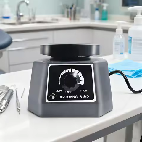 New 110/220V Lab Vibrator Dental Equipment Machine Variable Intensity Shaker Adjust Speed 4" Small S