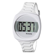 NIXON Watch The Dash A168 / A168-100 A168100 / Unisex / Digital / Silicone Strap / White / Clearance