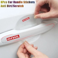 8Pcs Car Door Handle Protection Sticker Anti Scratch Film For Great Wall Haval F7 H6 H2 H3 H5 H7 H8 