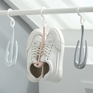 Shoes Drying Rack Hanging 360 Rotating Shoes Drying Rack Balcony Windproof Shoes Socks Organizers