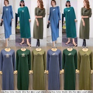 Casual Muslimah Long Sleeve Long Dress Cotton Jubah Cotton Long Sleeve Maxi Dress Cotton  Ready Stock Borong Murah