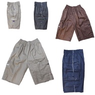 Plus Size Man Short Pant Three Quarter Pants Seluar Pendek Besar Casual 2 Pocket Lelaki Boy Plus Siz