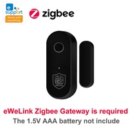 eWeLink Door Sensor Zigbee 3.0 Window Open Closed Detector Home Burglar Work With eWelink Zigbee Gat