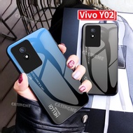 Vivo Y02 2022 Casing Ponsel Kaca Tempered Untuk Vivo Y02 Y02S Y 02