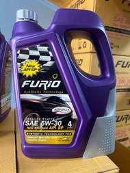 น้ำมันเครื่อง เบนซิน บางจาก Furio synthetic technology SAE 5w-30 หรือ 10w-40 ขนาด 4 ลิตร