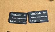 正常品！PSP日版週邊- MS PRO Duo 原廠、正廠記憶卡 4G，請見圖～（瘋電玩）