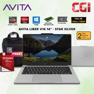 Avita Liber V14 Laptop - Star Silver (14"/AMD Ryzen R7-3700U/Win10Home/Radeon Vega 8 Graphics/8GB DDR4 512GB SSD)