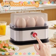 YEWW Eggs Boiler, 6 Eggs Capacity Space Saving Smart Egg Cooker,  200W Power Multi Functional Stainl