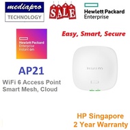 HPE AP21 Aruba Instant On WiFi 6 Cloud Access Point - Wi-Fi CERTIFIED 6™ , PoE (Ac Adapter Optional)