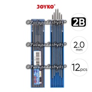 (1 Tube) WHOLESALE JOYKO PL-11 2B 2.0 mm Mechanical Pencil Lead / Joyko PL-11 2B 2.0 Pencil Lead (1 