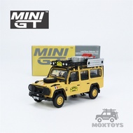 WGB Mô Hình Xe Hơi Camel / Land Rover Defender 110 RHD Cỡ Nhỏ Bằng Kim Loại Tỉ Lệ 1 / 64