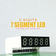 5 Digits 7 Segment LED Common Anode