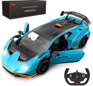 RASTAR Lamborghini รถ RC R/c 1/14 Lamborghini Huracán STO รุ่นรถสีฟ้า Lamborghini รถของเล่น2.4กิกะเฮ