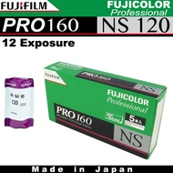 5 x Fujifilm Fujicolor PRO 160 NS 120 Roll Film Professional Color Negative Film