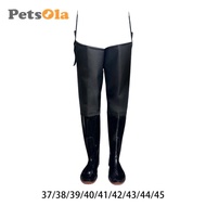 [PETSOLA] Fishing Waders, Fishing Waist Waders, Pants with Non-Slip Boots, Outdoor Thigh Waders