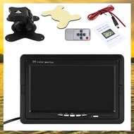 (HARB) Mini TV 7 Inch HD Monitor 800X480 Portable Car LCD Screens on DVD/CMMB Two Input for Passenge