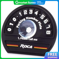 Car Parking Notification Plate Racing Phone Number Plate Non-Slip Holder