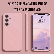 Samsung A34 Plain Softcase | Plain Macaron Case | Mobile Phone Case | Case Protector | Mobile Phone Case