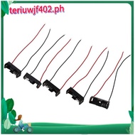 5pcs 4.3" Wire Leads Black Battery Storage Slot Holder 1 x 12V 23A/27A