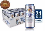 Tiger Crystal Beer Can 490ml x 24 (Fast Delivery Within 2 Days)
