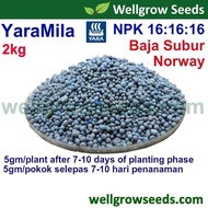 YaraMila (Blue) NPK 16-16-16 (2kg)