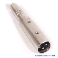 3 Pin XLR Male to 6.35mm Mono / Stereo Female Adapter - ERC-635