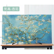 In Stock TV Dust Cover Elastic Chinese New Style High-End 24Inch 32 Inch 42Inch 43 Inch 55 Inch 50 Inch Hanging TV Cover Cloth online celebrity tapestry desktop LCD animation1115