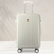 全城熱賣 - 萬向輪鋁框行李箱（22寸 米白色拉鍊款）