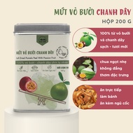 Mứt Vỏ Bưởi Chanh Dây Dalat Farm - Hộp thiếc 200g