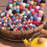 糖果 | 尼泊爾手工羊毛氈杯鍋墊