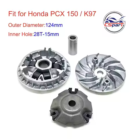 124MM 28T Variator Clutch Pulley Kit for Honda ADV150 PCX 150cc 2018 2019 2020 V3 22110-K97-T00 150 