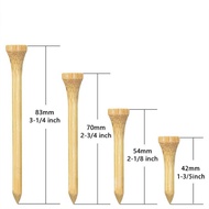 10 bamboo golf tees - 4 sizes [GOLF ACCESSORIES]