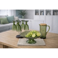 Green Mesh Glass Ball Tray 29cm – Genuine Crista Home