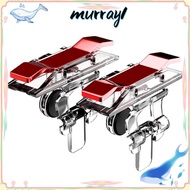 MURRAY PUBG Game Controller, Gamepad Mobile Phone Sensitive Mobile Game Trigger, Portable  Aim Key L