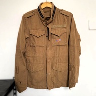 M-65 Field Jacket Military Style Fashion Jacket - Brown Earth