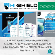 Hi-Shield ฟิล์มไฮโดรเจล OPPO A18/A38/A78 5G/A57 2022/A77s/A17/A17K/A16K / A16/ A15A15s/ A12/ A9 2020/ A9A5 2020/ A7/ A5s/ A3s/ A1K/ F11 Pro/ F11/ F9/ F7Youth/ F5/ F1s/ F1 Plus/ F1