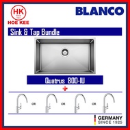 (Bundle) BLANCO QUATRUS R15 800-IU S/S SINK + Grohe Baulines Series Kitchen Sink Mixer