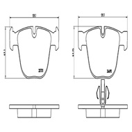 (CLEAR OLD STOCK OFFER)Brembo Brake Pad (Rear) - BMW 7 Series (F01/F02/F03) (P06053) (OE# - 34216790