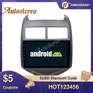 ❥Android 10.0 Car GPS Navigation Multimedia Player For Chevrolet Chevy Aveo Sonic 2011-2016 Radi ⓛ6