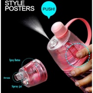 New B 600ml Spray Water Bottle ML - Sport Spray Water Bottle 600ml