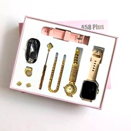 Luxury Smart & Fashion Watch Set for Men & Women A58
