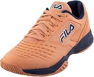 Fila Men's Axilus 2 Energized Tennis Shoes Shell Coral and Fila Navy 8.5 US